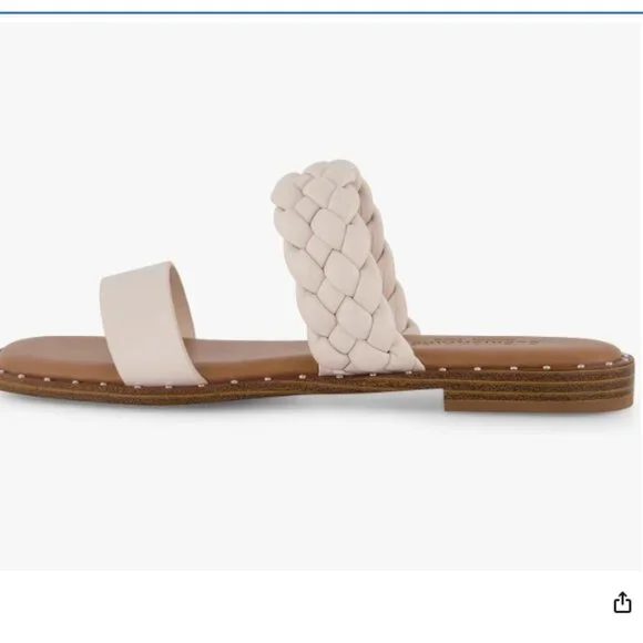 Cushionaire • Varro Two Strap Braided Sandals - Picture 2 of 8